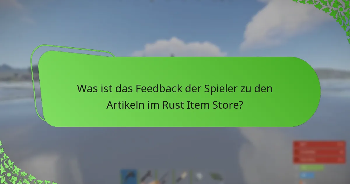 Wie oft rotieren Artikel im Rust Item Store?