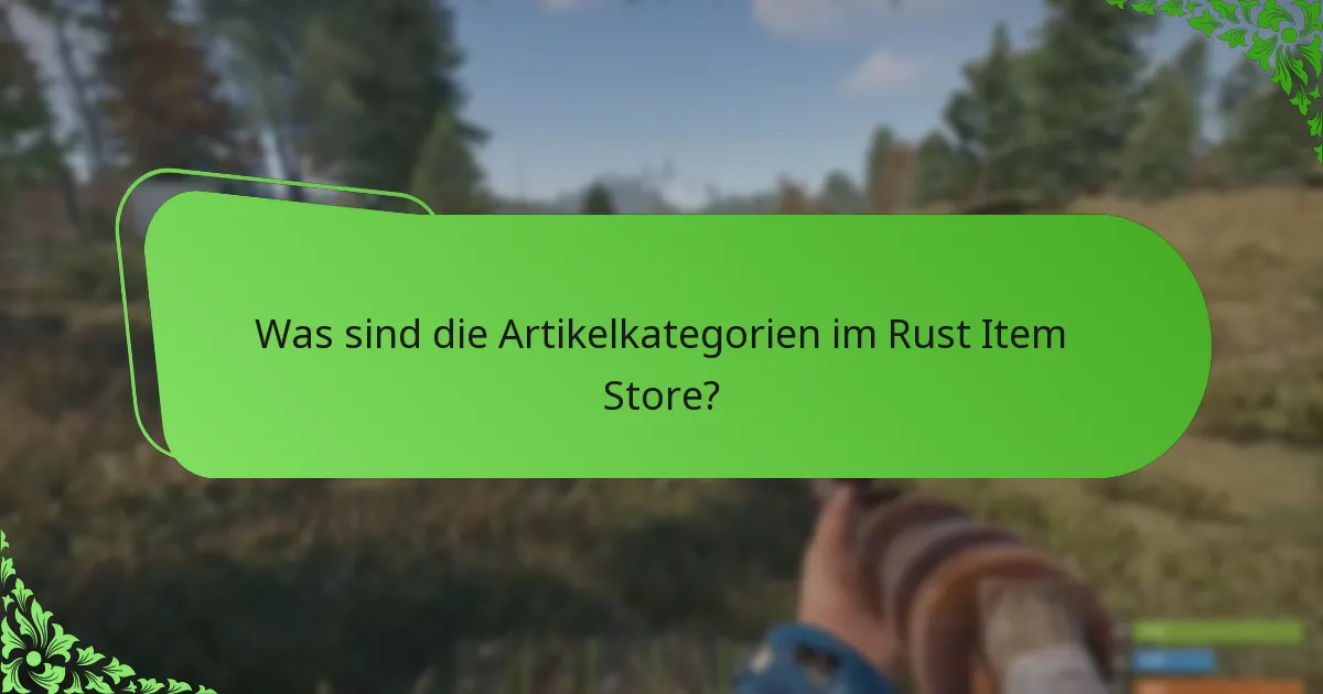 Was ist das Feedback der Spieler zu den Artikeln im Rust Item Store?