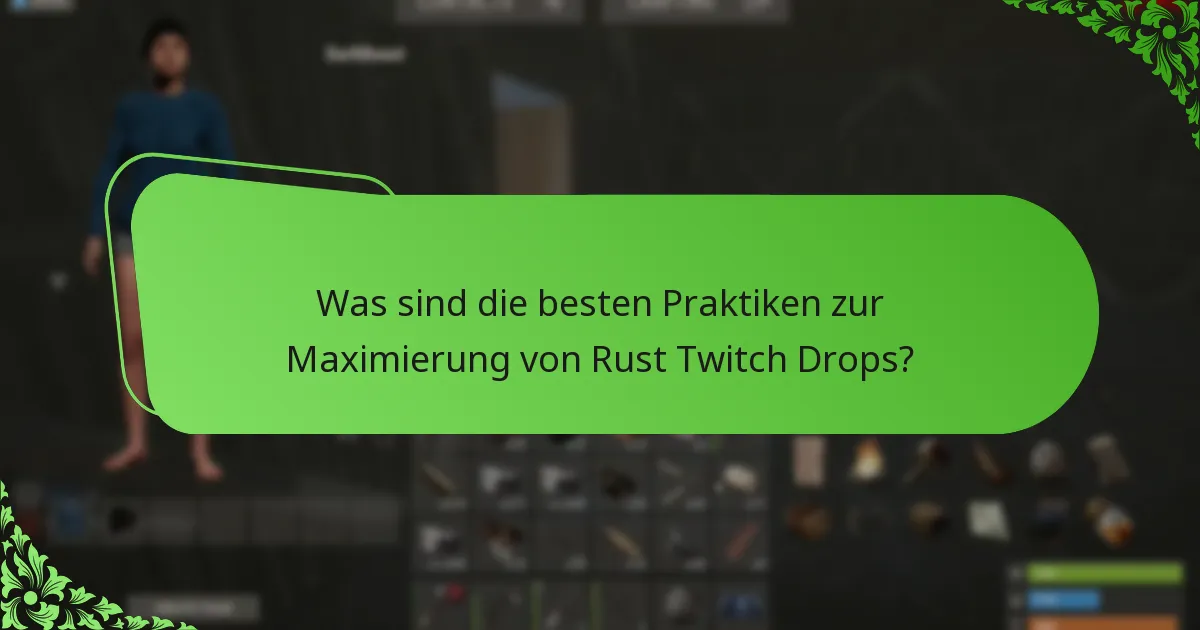 Welche Arten von Skins sind durch Rust Twitch Drops erhältlich?
