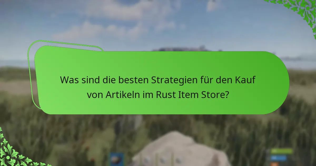 Wann finden Artikelrotationen im Rust Item Store statt?