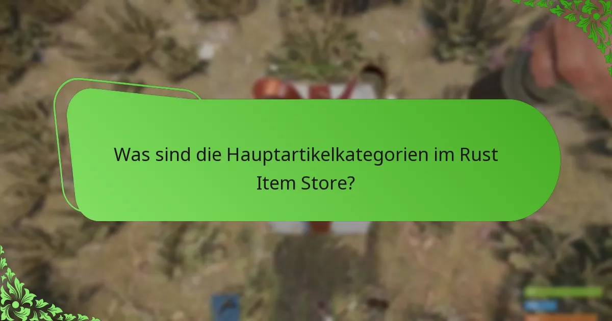 Welche Werbeaktionen beeinflussen den Rust Item Store?