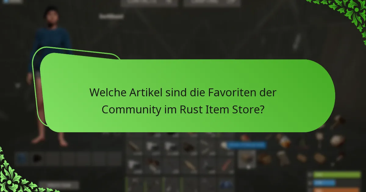 Wie kaufe ich Artikel im Rust Item Store?
