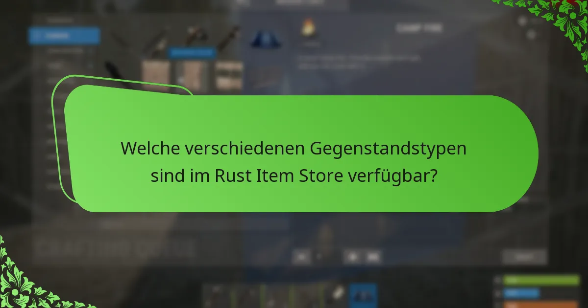 Welche Gegenstände bieten das beste Preis-Leistungs-Verhältnis im Rust Item Store?